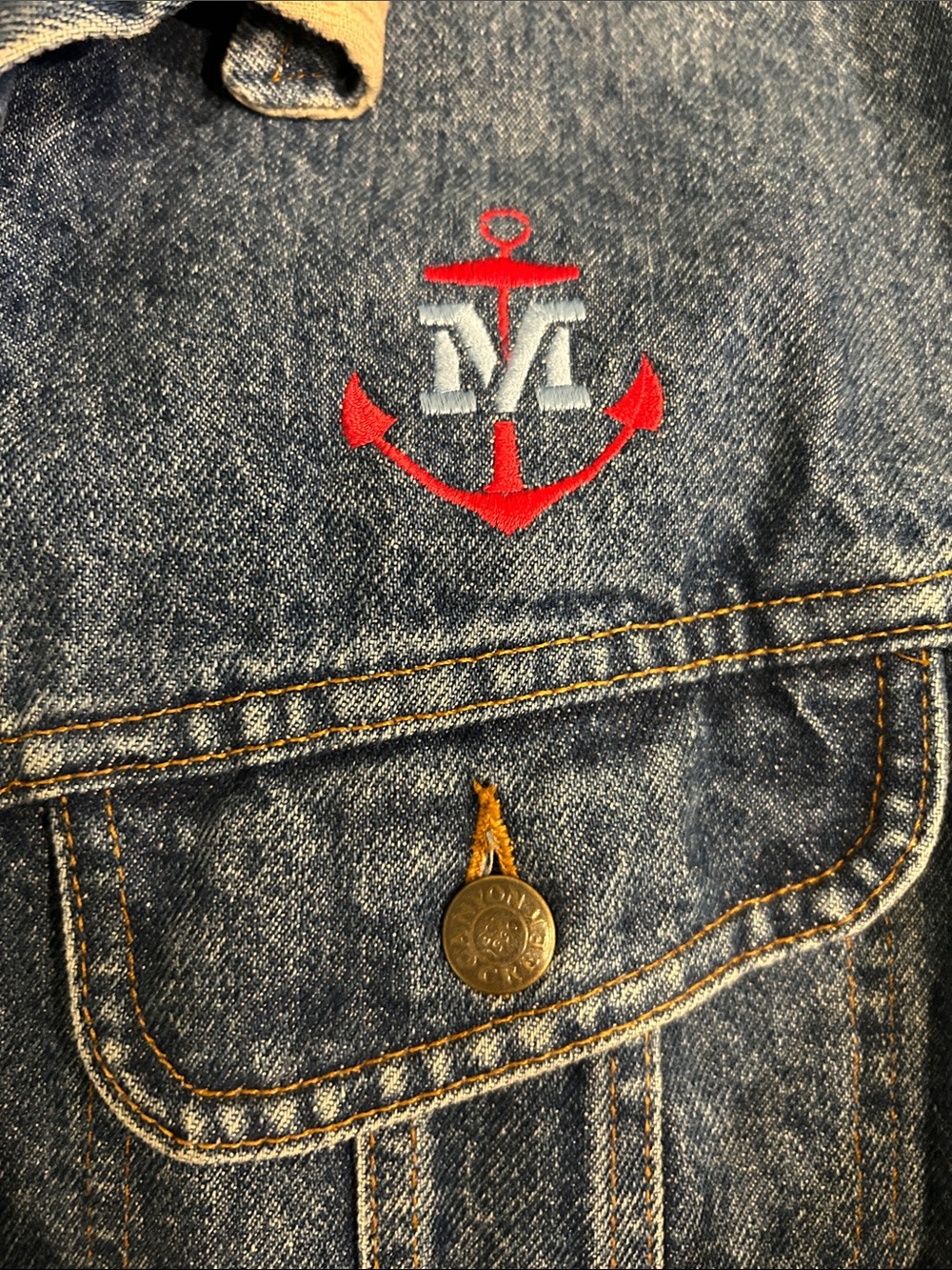 Vintage Storm Rider by Canyon Creek Blanket Lined Denim Jean Jacket Size 48 XL - Picture 9 of 16
